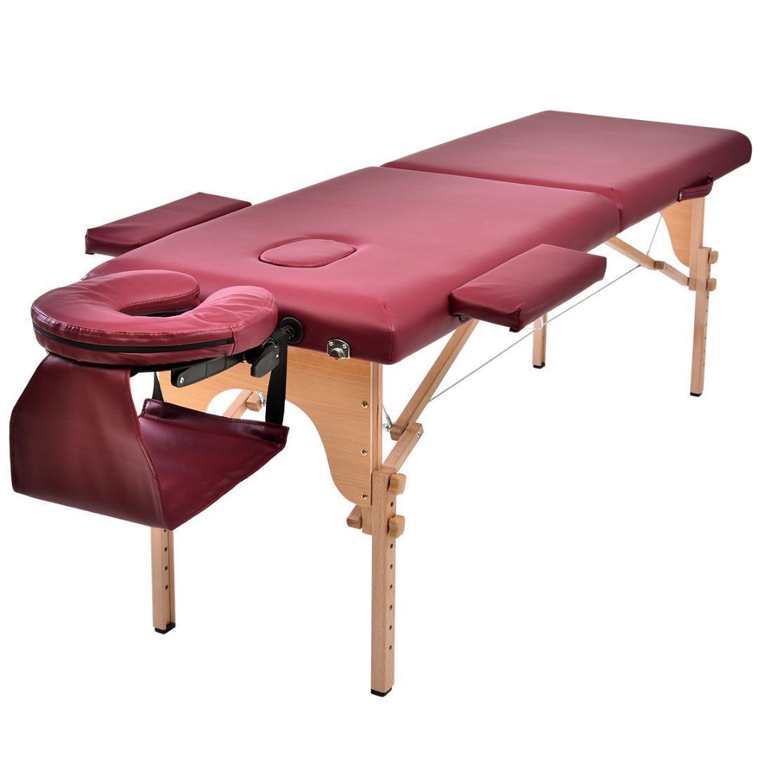 【ワイン】マッサージ ベッド 折りたたみ 施術ベッド マッサージ台