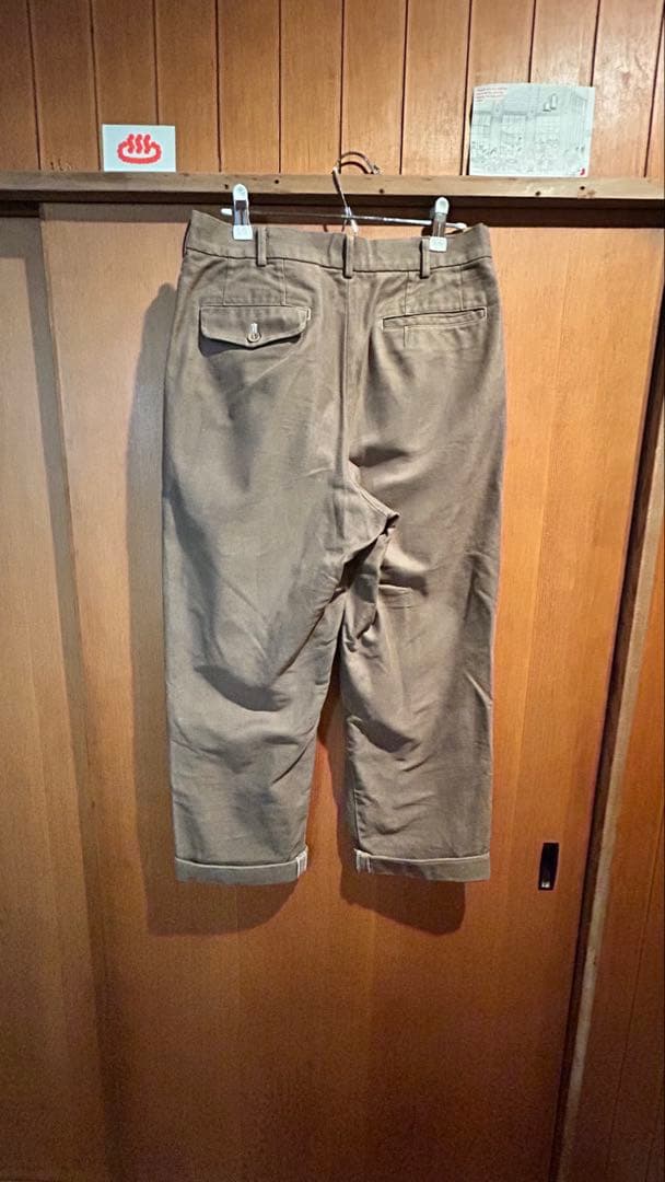 【マネシバさん専用】コムデギャルソン　ブラウンチノパン