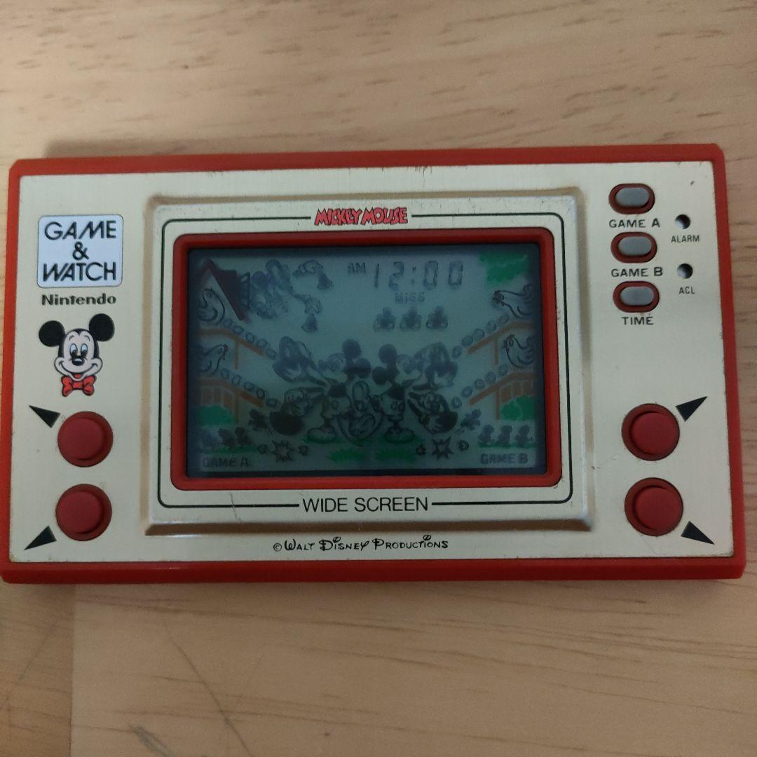 ゲームアンドウォッチミッキーマウスNintendo任天堂ニンテンドー　メンテ済み