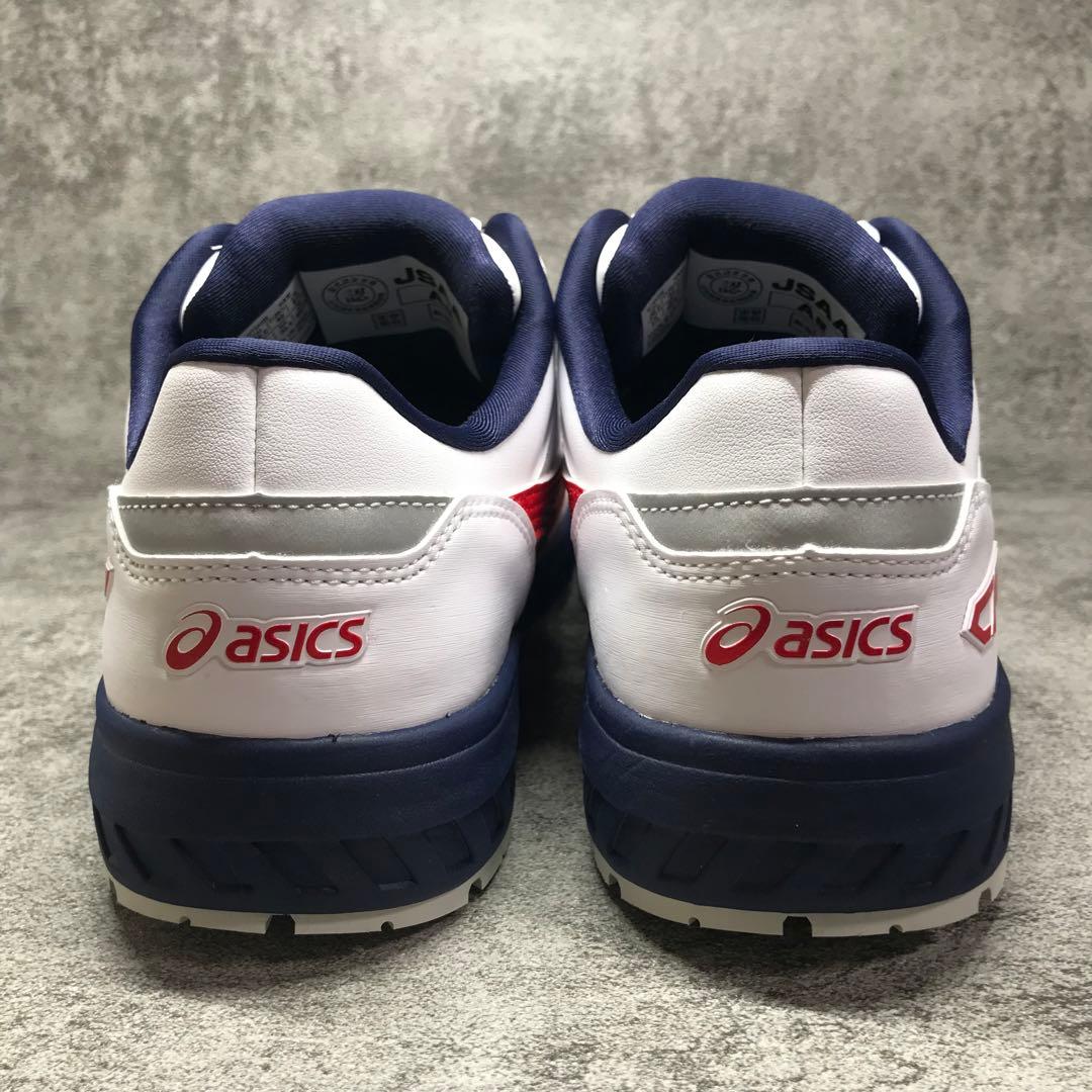 【未使用】asics BOA 安全靴 1273A029 26㎝ 白/紺/赤