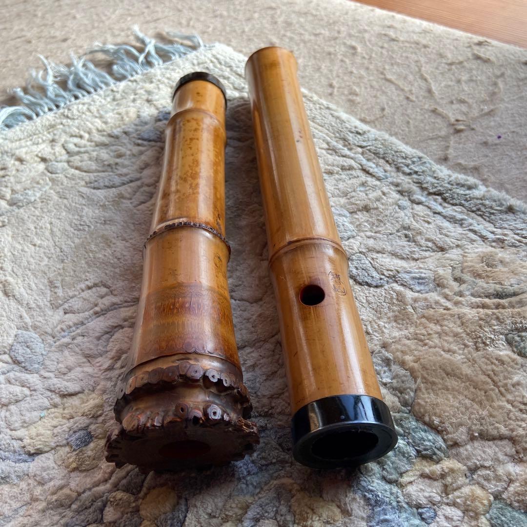 116値下げ　尺八　一尺八寸管　春山銘