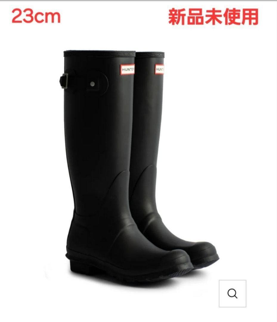 HUNTER レディース オリジナル トール レイン ブーツ ブラック ハンター