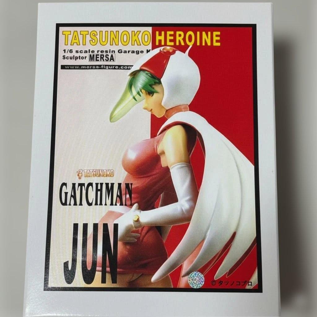 556★科学忍者隊ガッチャマン 白鳥のジュン 1/6 ガレージキット 完成品★