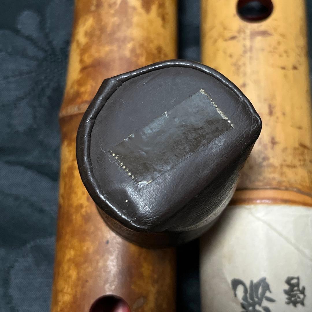 尺八 都山流 一尺六寸管 中継ぎ緩み無し 銀三線 未使用品