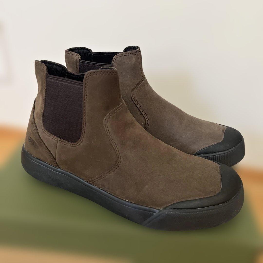 【未使用】KEENチェルシーブーツ ELENA CHELSEA 24 サイドゴア