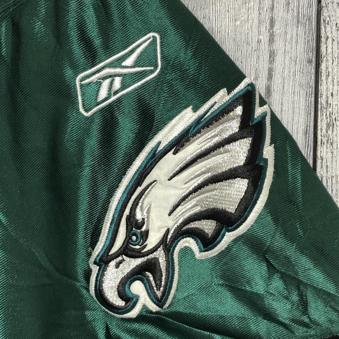 NFLイーグルス リーボック 3XL 刺繍 アメフト ゲームシャツ ユニフォーム