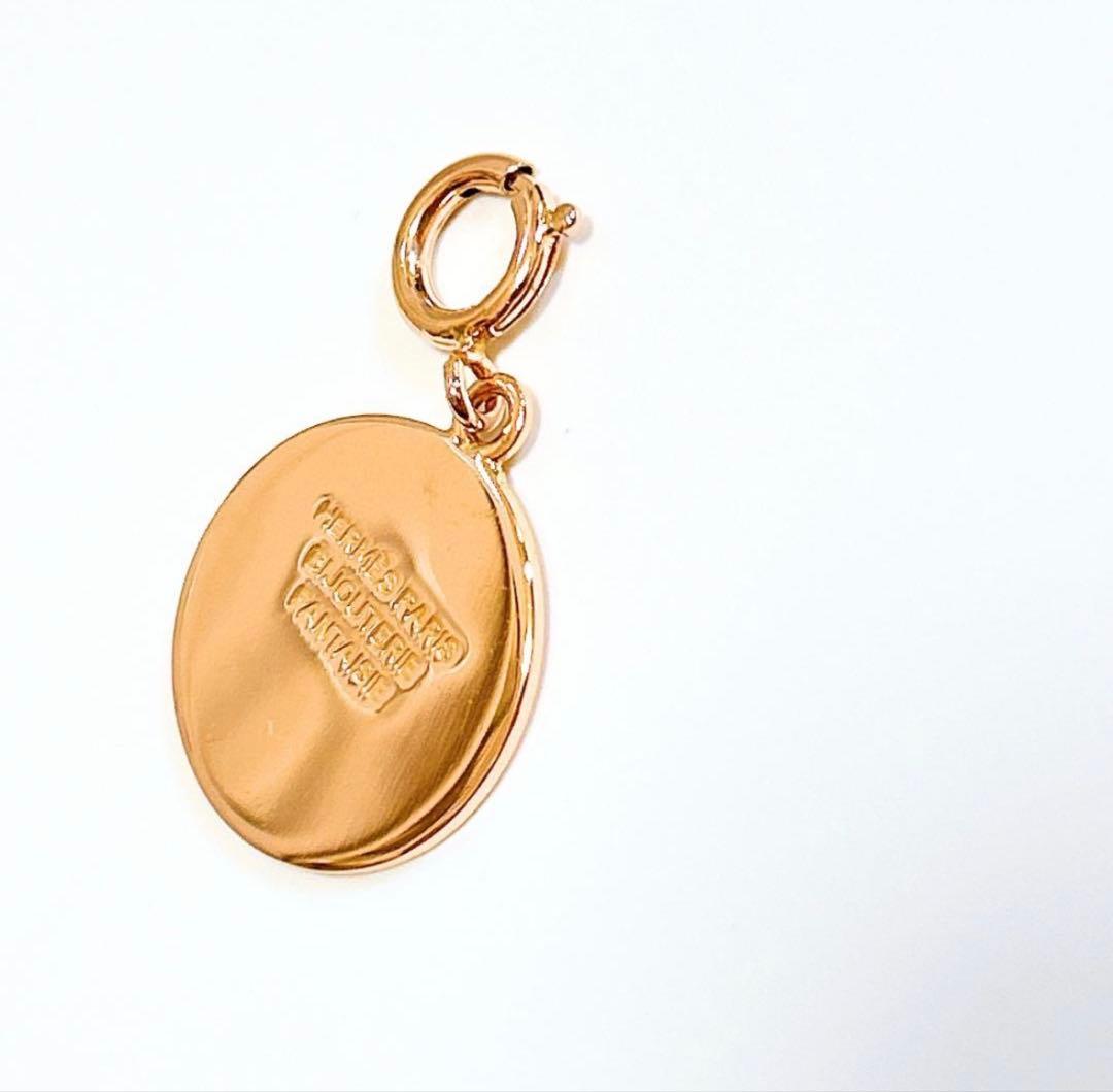 【超美品】エルメス セリエ チャーム ペンダントトップ ゴールド