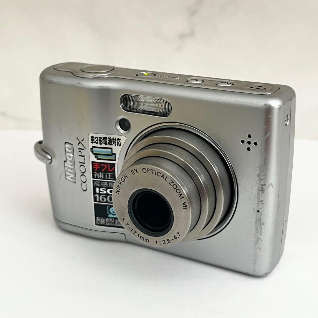 Nikon ニコン COOLPIX L12 シルバー 単3電池 平成 レトロ