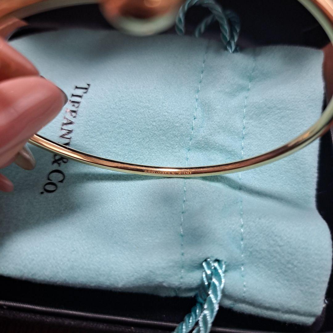 Tiffany & Co. ゴールドワイヤ バングル