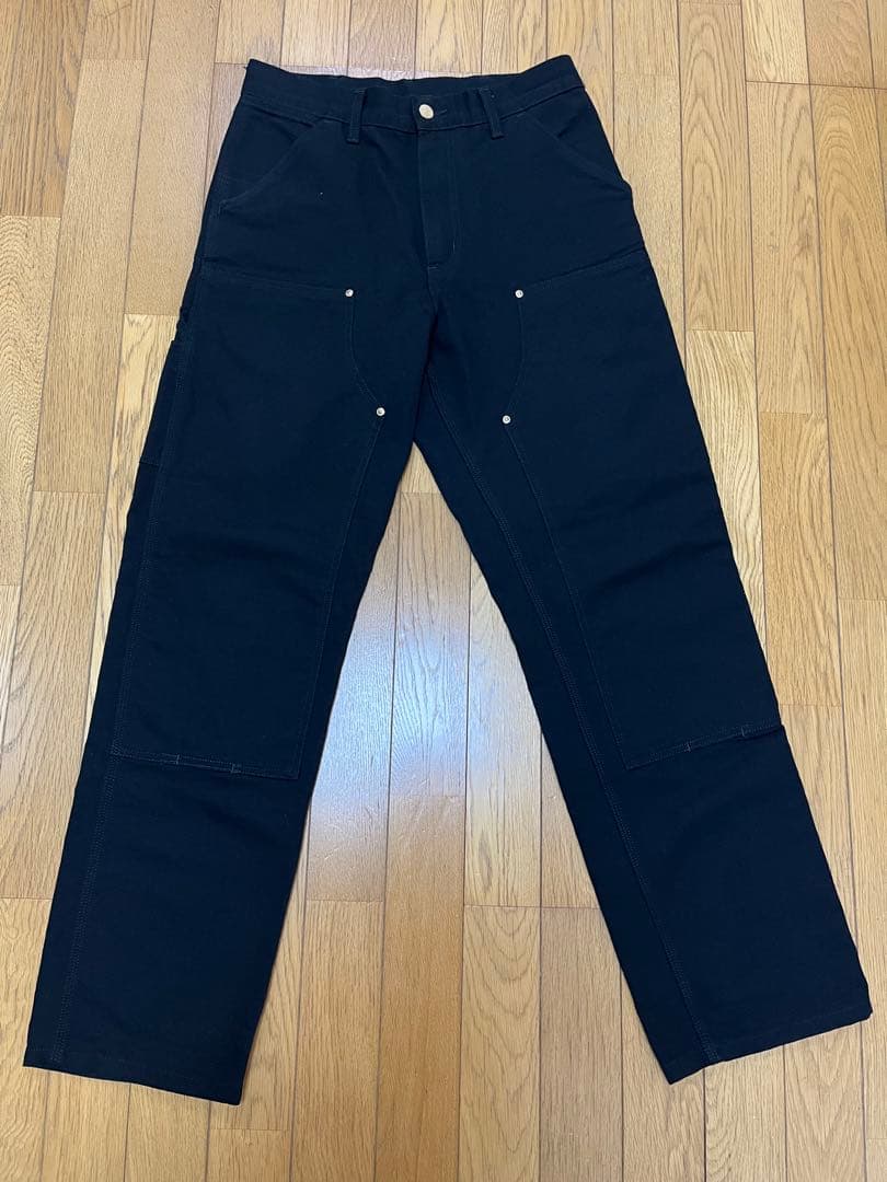 carhartt wip カーハート ダブルニーパンツ ブラック w28 l32