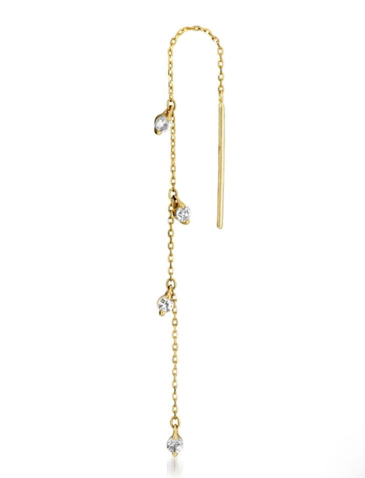 STAR JEWELRY K10 ピアス　DEW DROPS