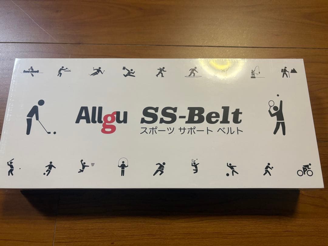 新品未開封 Allgu SS BELT スポーツサポートベルト XL ブラック