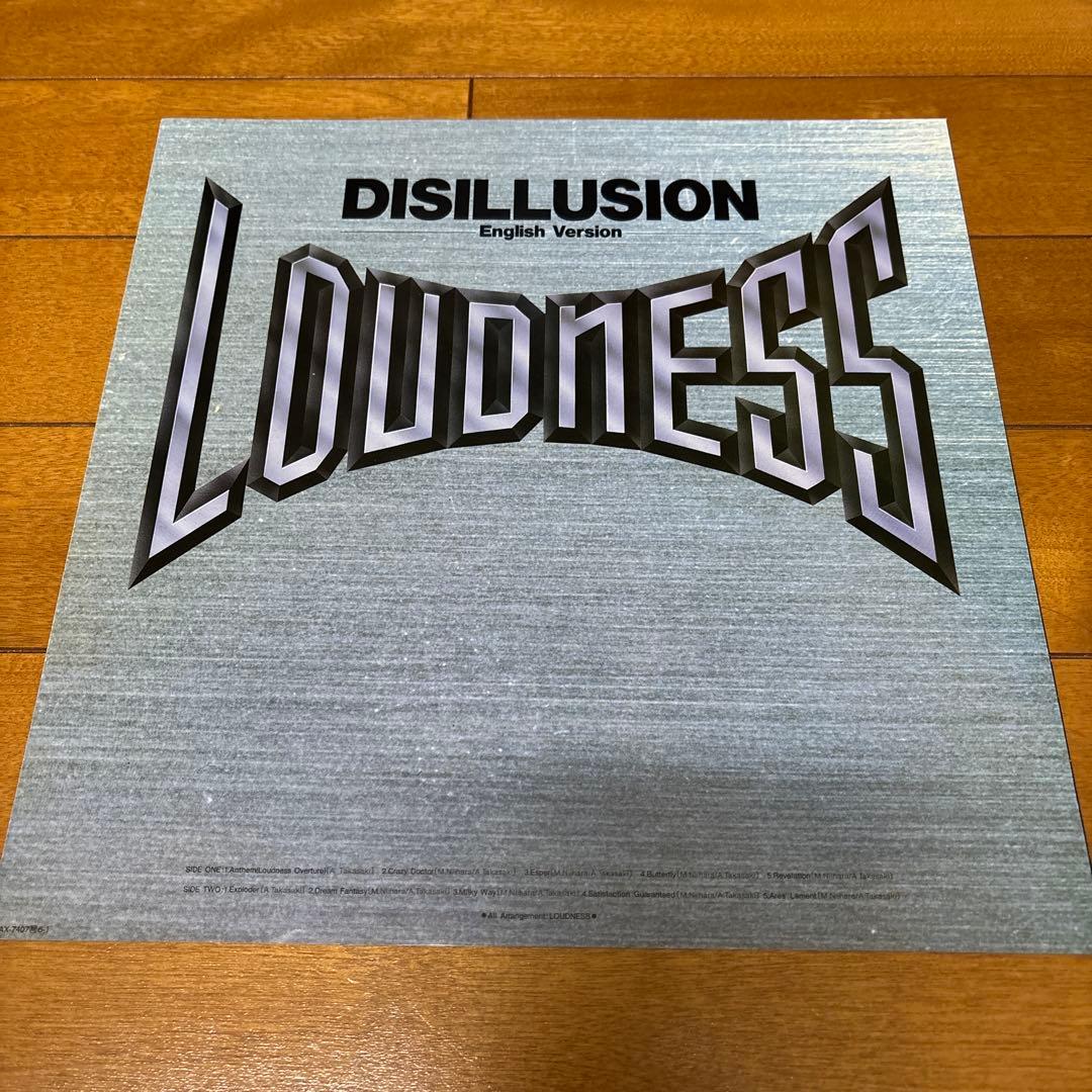LOUDNESS DISILLUSION 英語版 LPレコード