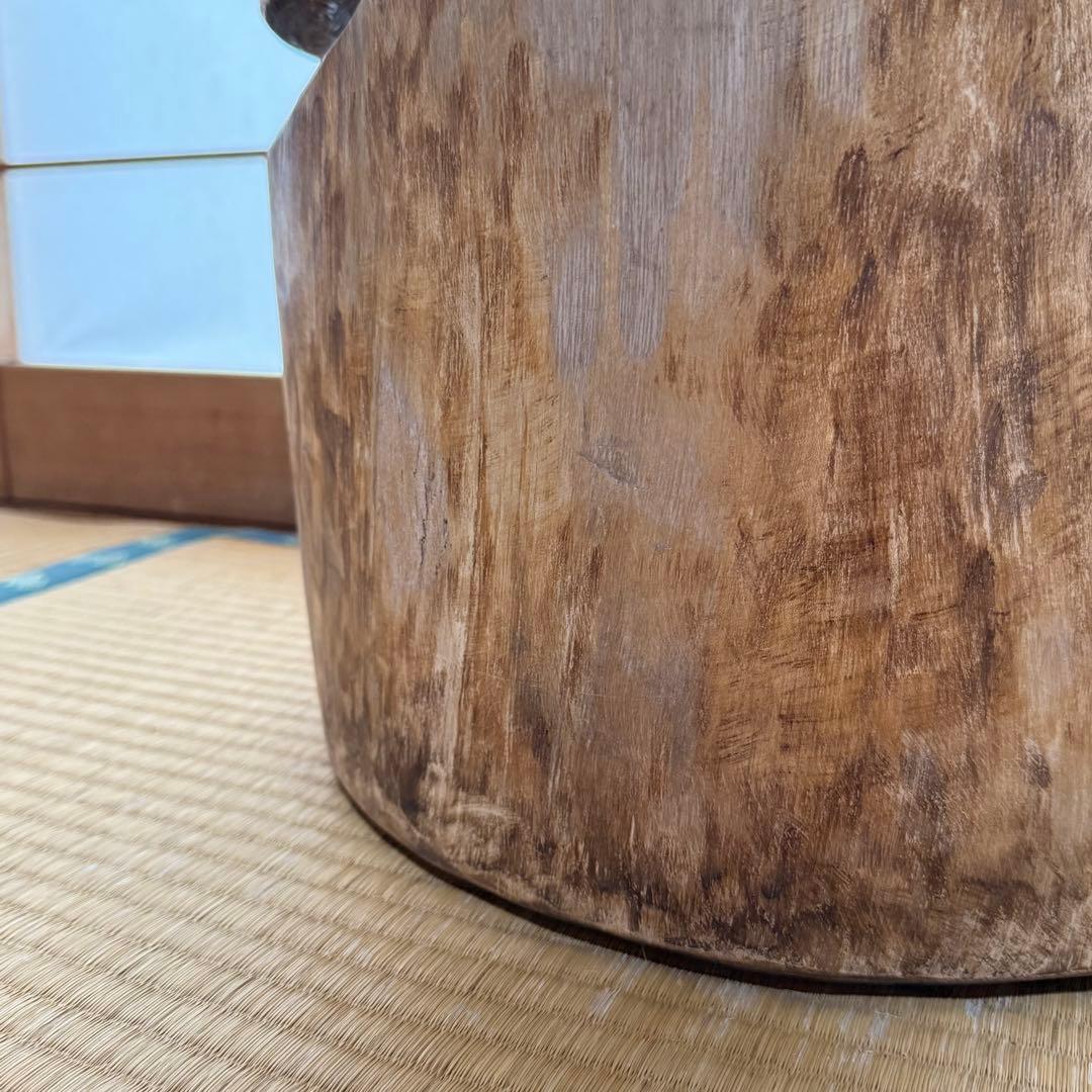 フルメンテ済み 子供用と大人用の杵２本 【送料無料】職人の工芸品 餅つき臼