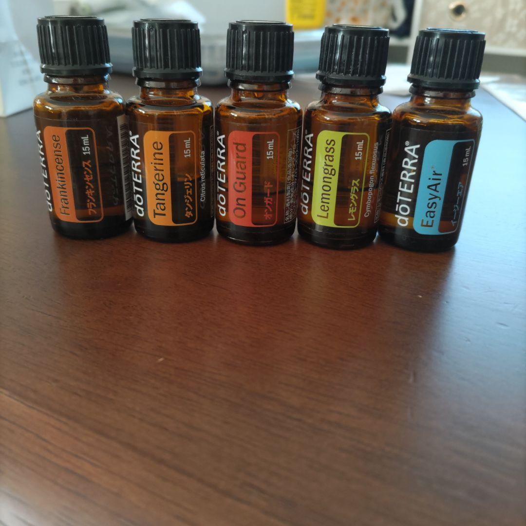 doTERRA エッセンシャルオイル 5本セット 15ml