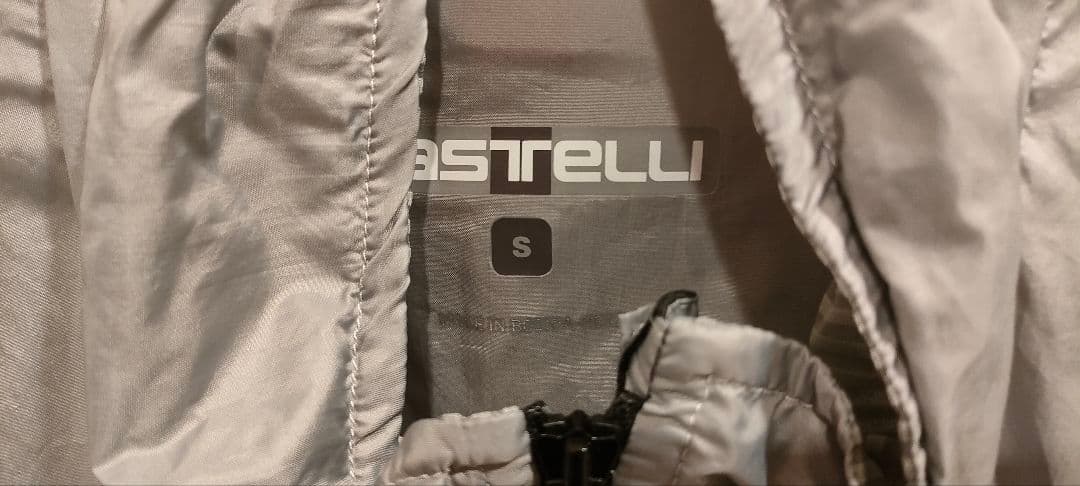 着用1回 Castelli Aria Jacket Sサイズ グレー