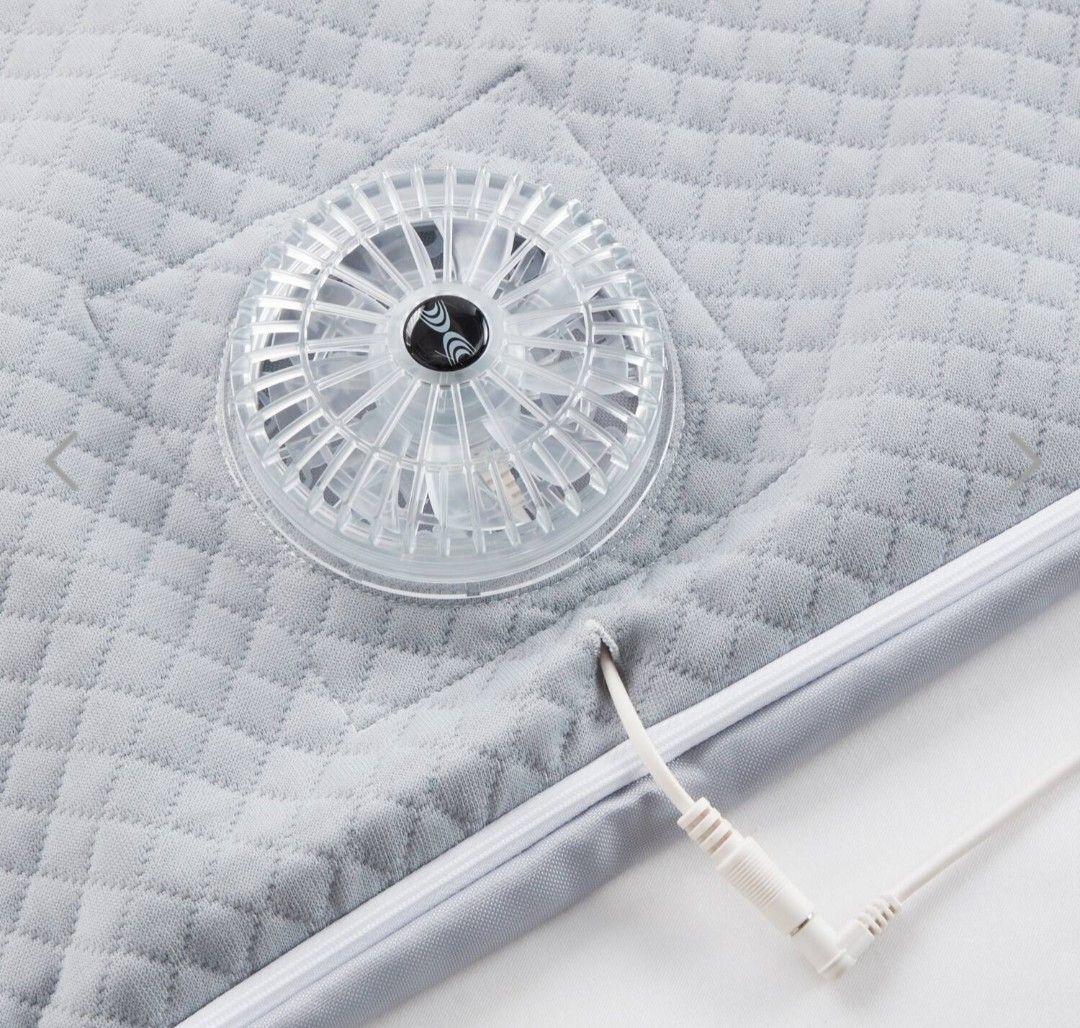 背中を通り抜ける風が 涼しさ運ぶ！ 空調マット フレッシュエアー