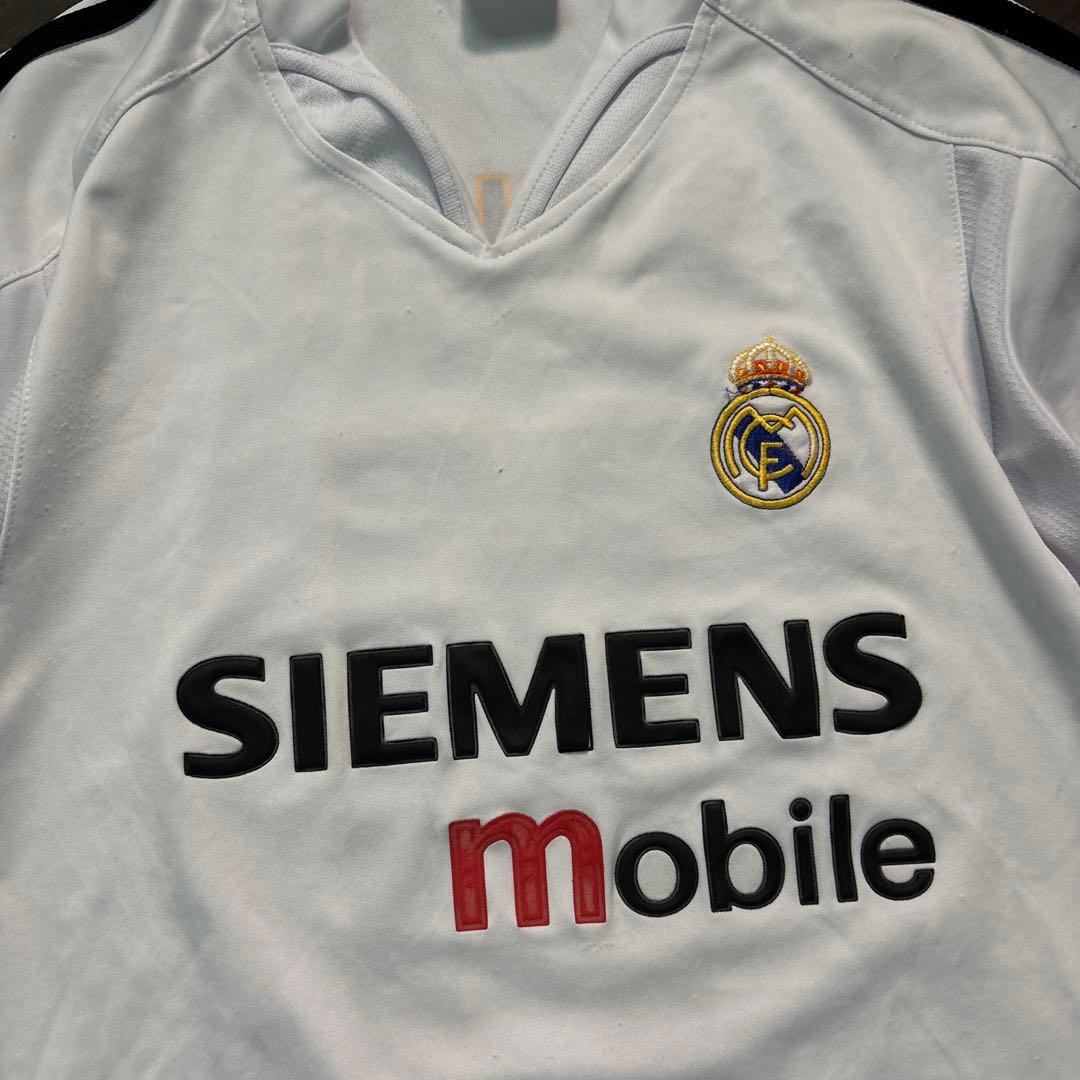 ★8SM2 レアルマドリード　ゲームシャツ　OWEN オーウェン　白　刺繍　古着