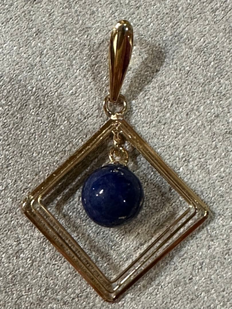 青*空様 K18 ラピスラズリペンダントトップ