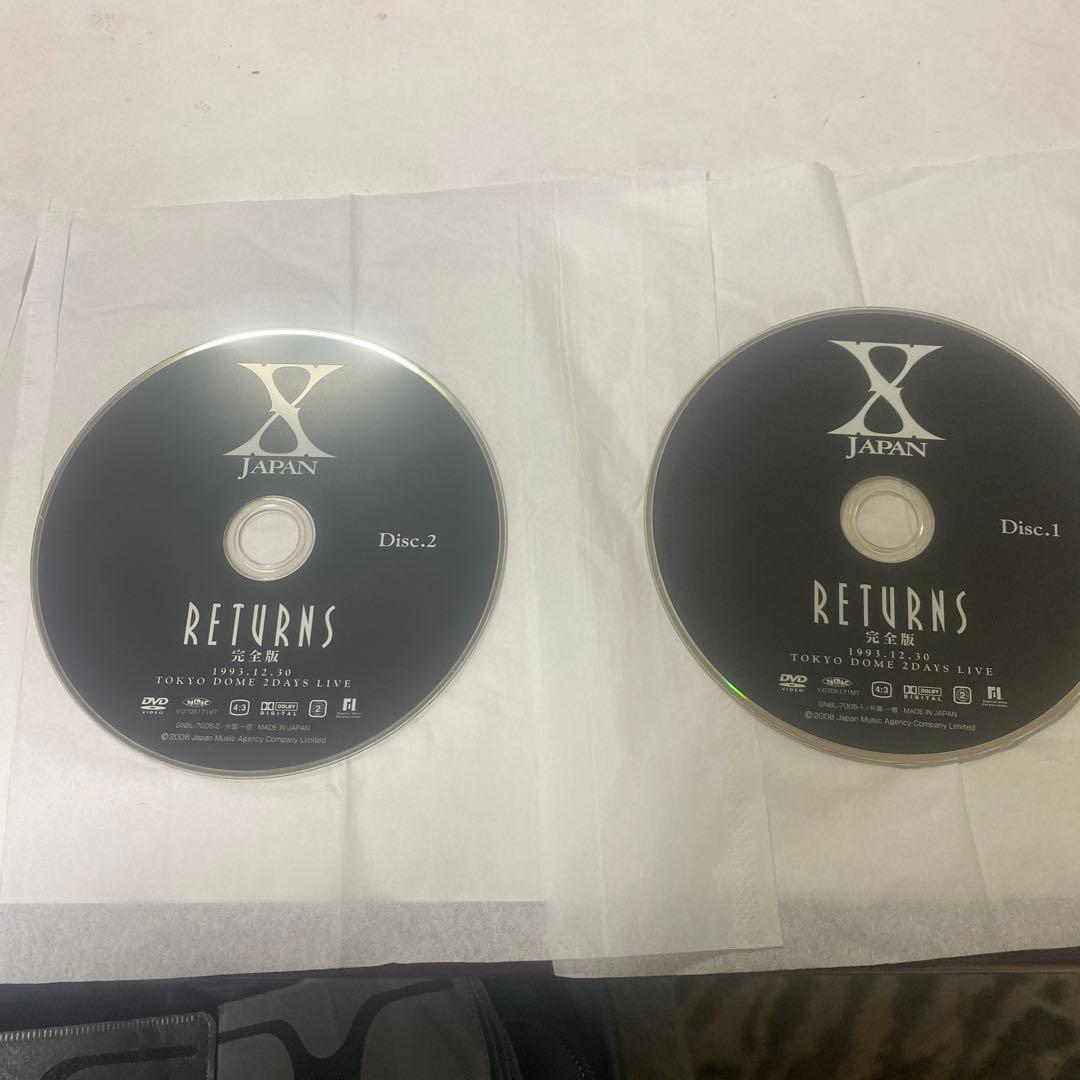 X JAPAN RETURNS 3枚組 DVD