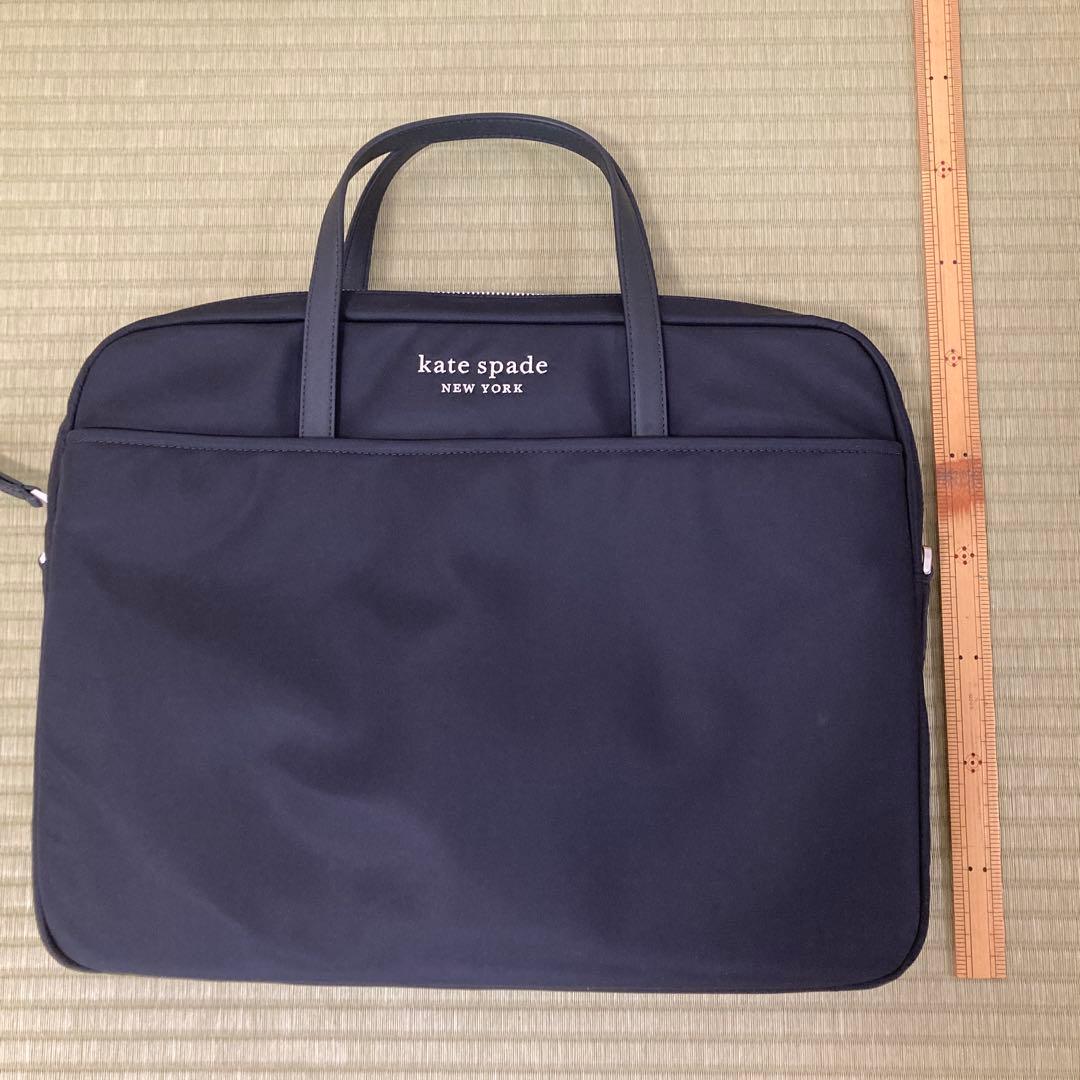 kate spade 黒 ナイロン パソコンバッグ