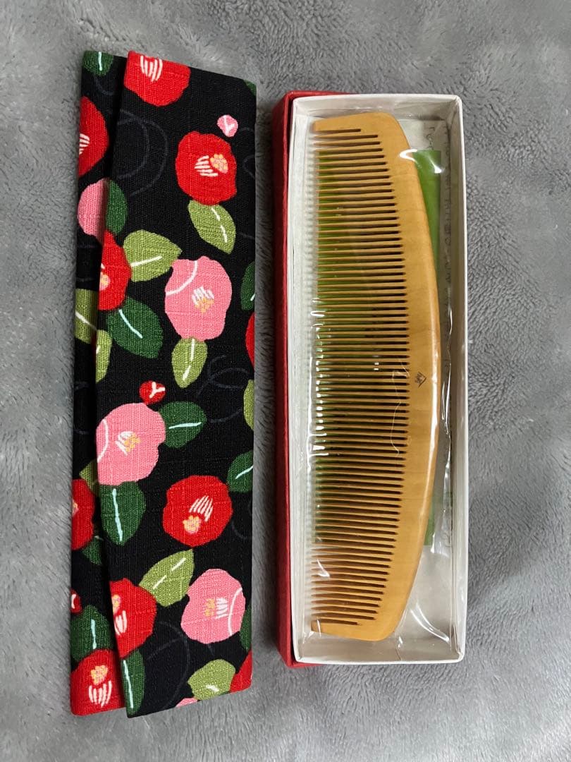 十三や　つげ櫛　16.5cm