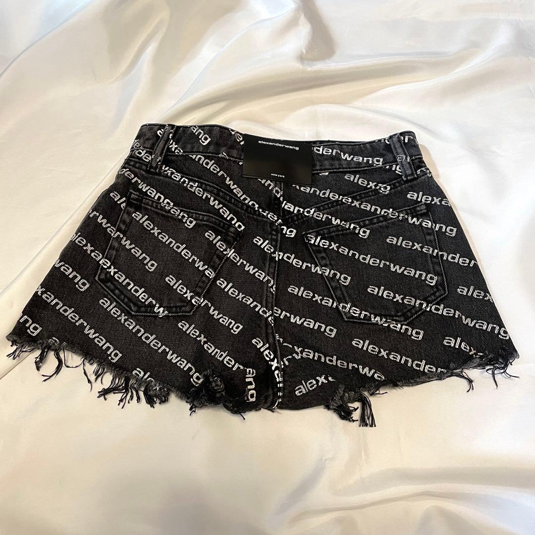 ■ alexander wang Bite ハイライズ ロゴ ショーツ ■