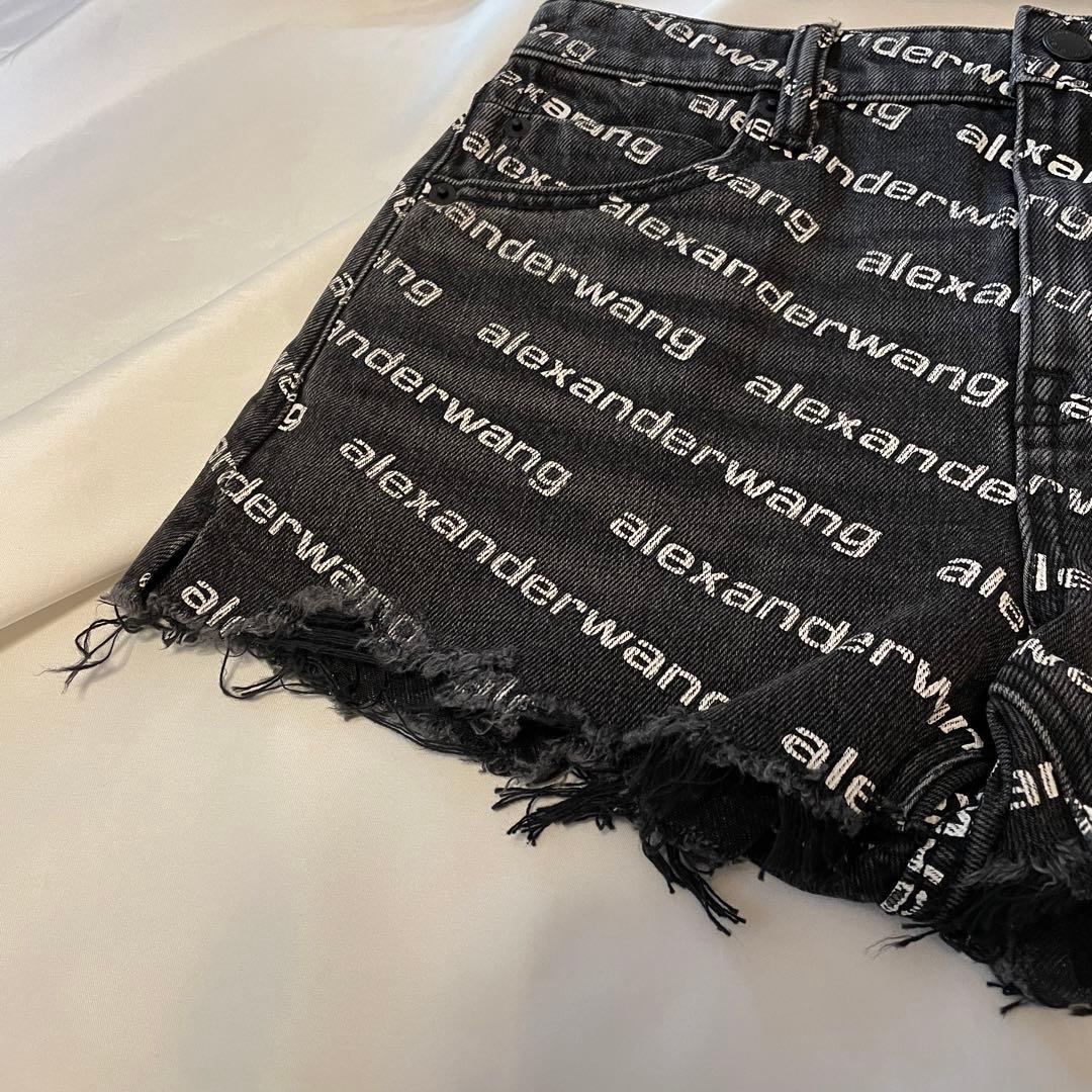 ■ alexander wang Bite ハイライズ ロゴ ショーツ ■