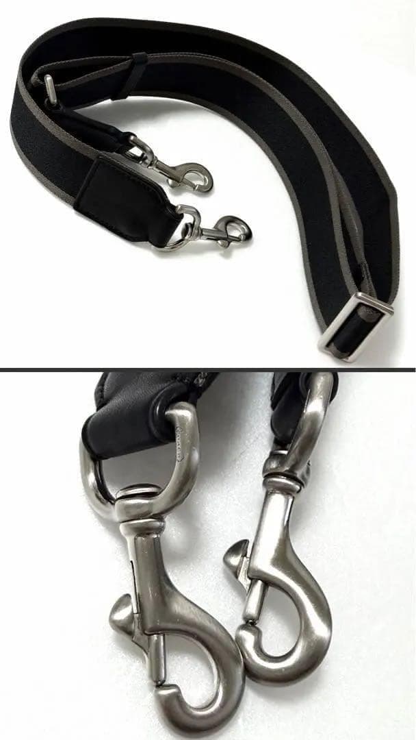 美品 COACH 本革ボストンバッグ 2way 大容量 ブラック レザー コーチ