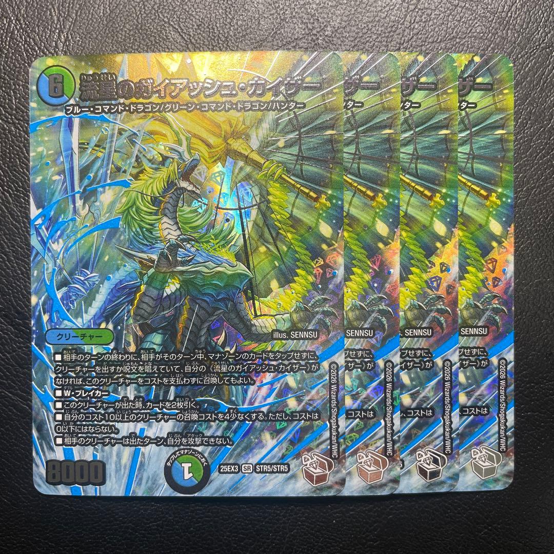 デュエルマスターズ 流星のガイアッシュカイザー 25EX SR 超銀トレジャー
