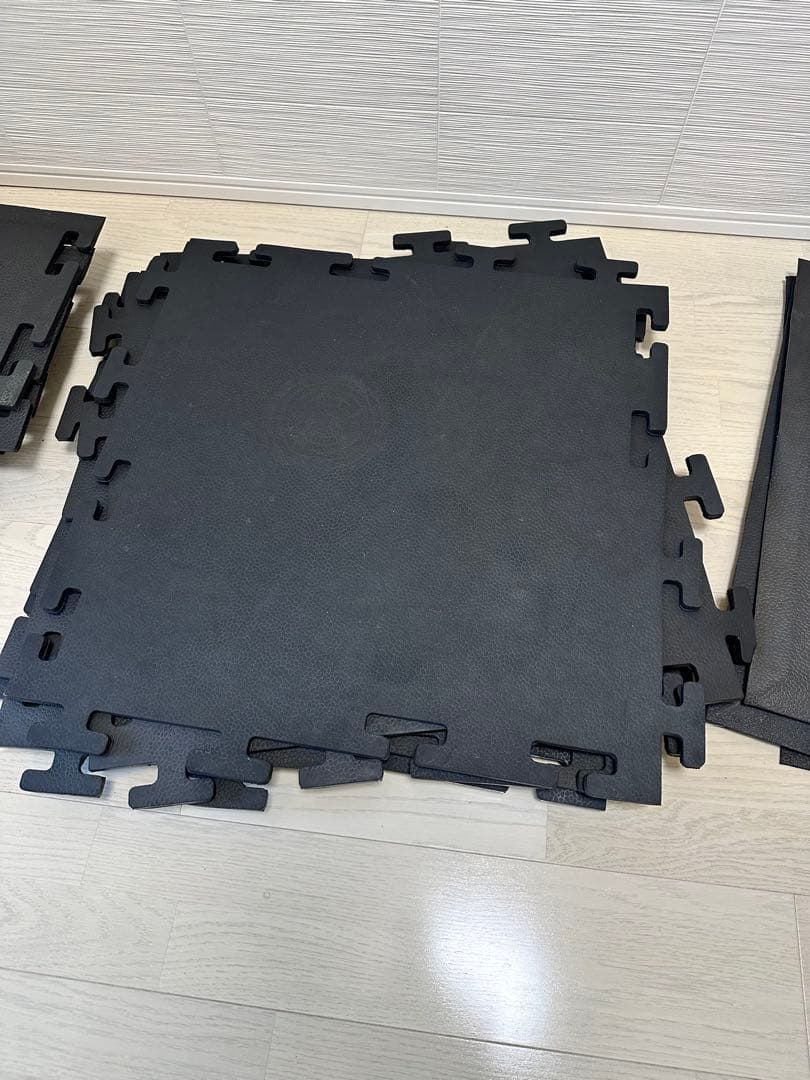 IVANKO インターロック式 ブラックラバーマット