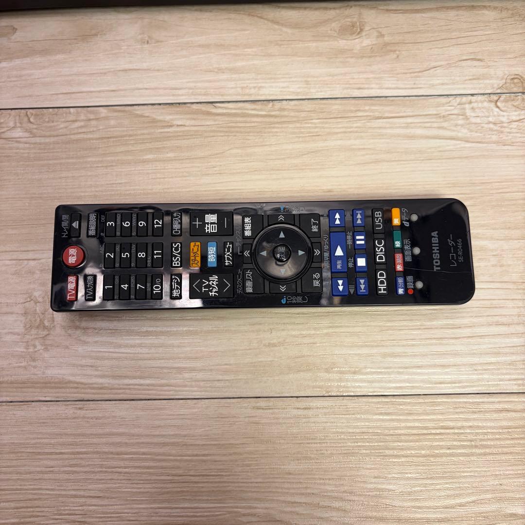 綺麗 リモコン付きTOSHIBA REGZA DBR-W507