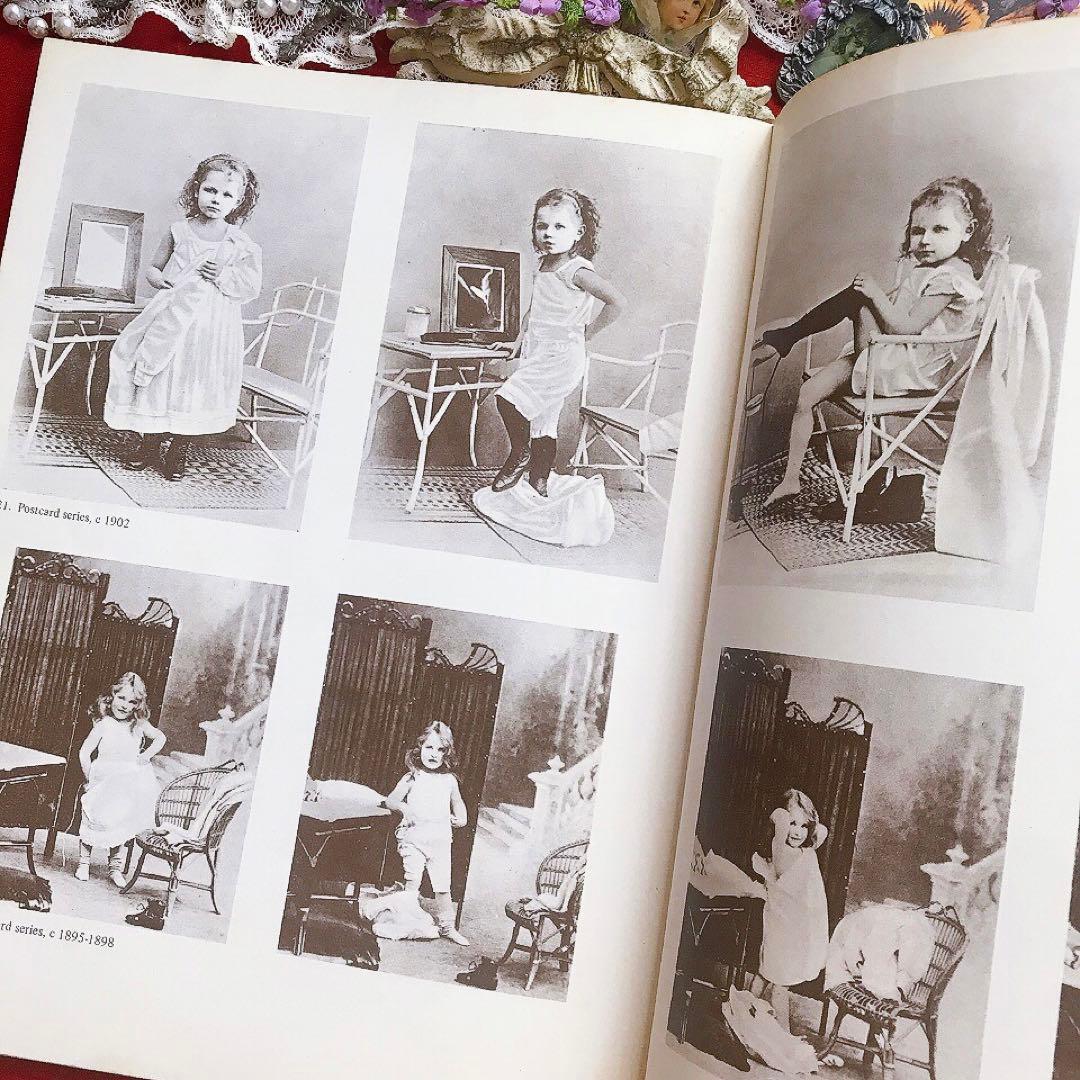 ヴィクトリアン洋書 少女写真集♡アンティークポストカード サラ アリス クロモス