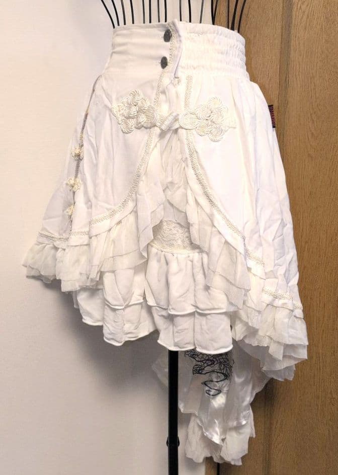 *新品タグ付* OZZONESTE チャイナ風フィッシュテールオーバースカート