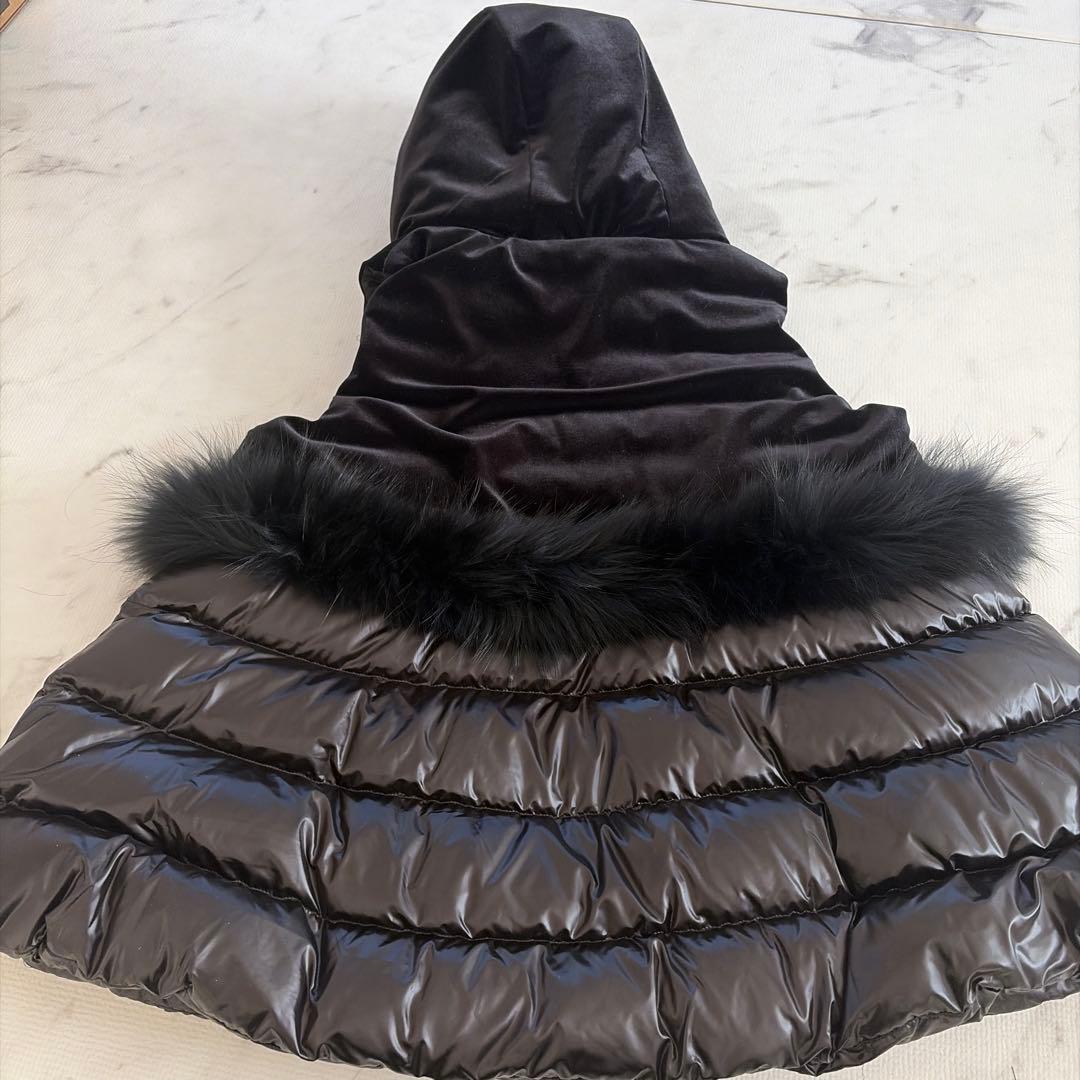 売約済　ESMOK ベルベットファー付きダウンベスト