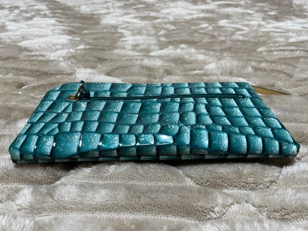 ATAO クラリティ エバーグリーン クロコダイル風　長財布