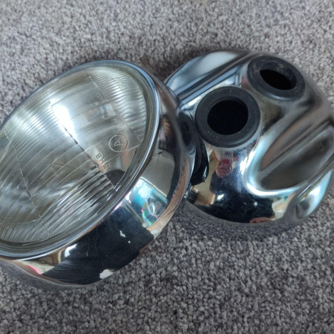 gt380純正ヘッドライト　SUZUKI　厚リム　KOITO