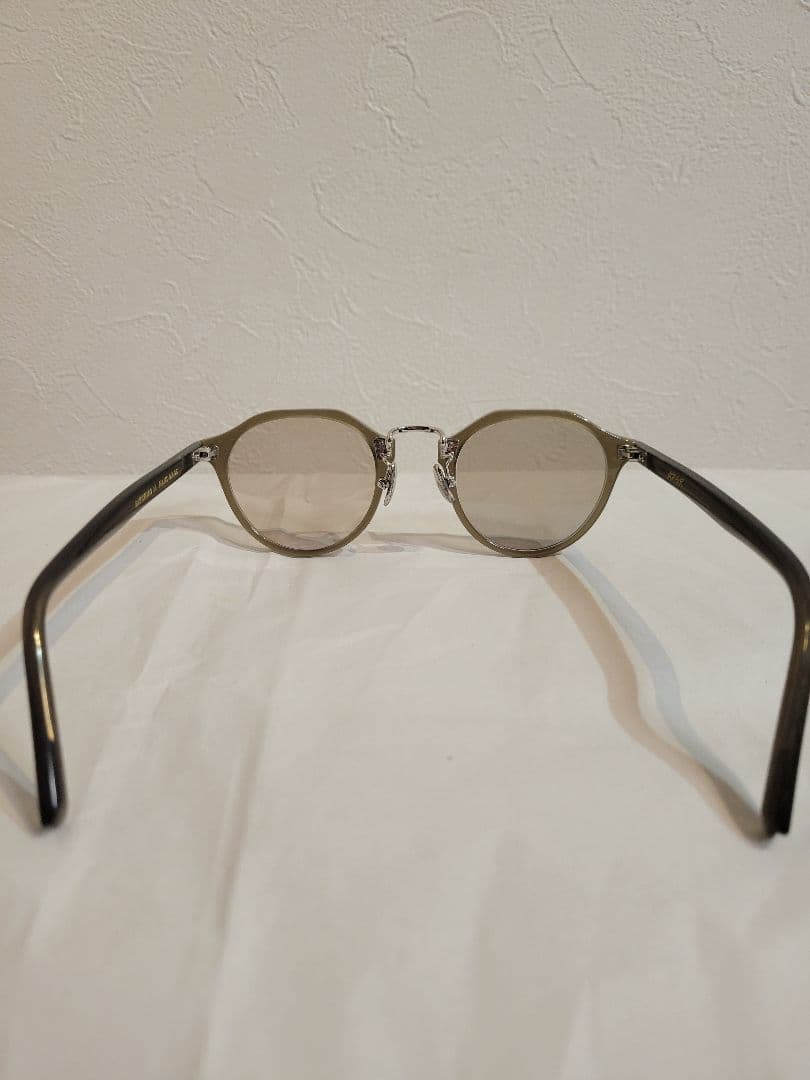 A.D.S.R. SATCHMO 11 カーキ/シルバーフレーム ブラウンレンズ