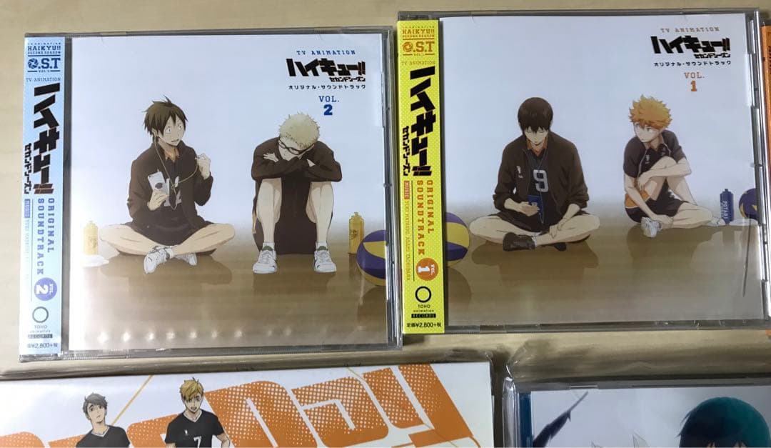 ハイキュー！！　CD・サントラ　6点　+　BD購入特典メモバッド