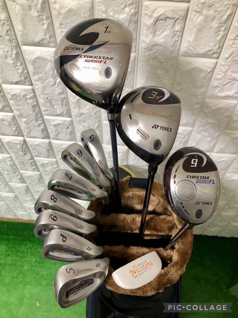 初心者おすすめ☆レディース ゴルフクラブセット☆ヨネックス☆キャディバッグ付