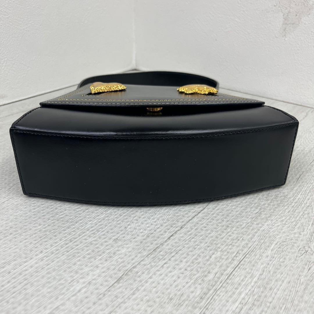 希少✨ Christian Lacroix ハンドバッグ ゴールド金具 レザー