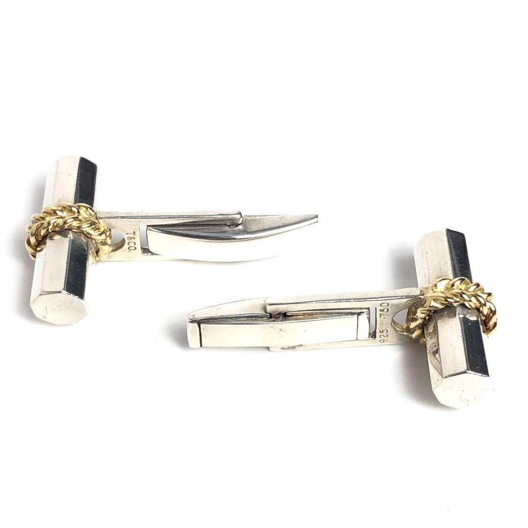 Tiffany ティファニー カフス 750×925 メンズ コンビ YG×SV