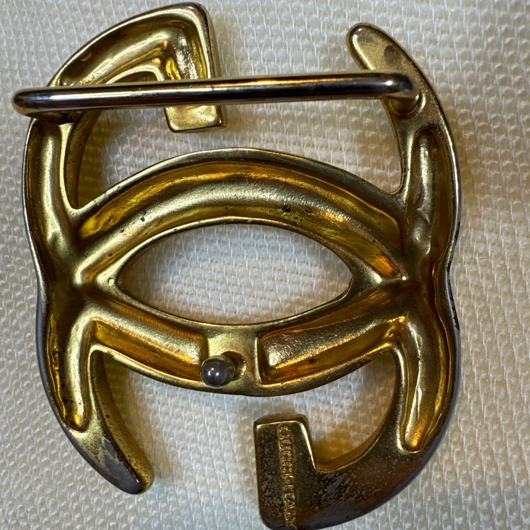 【中古品】GUCCI グッチ GG インターロッキングG ゴールドバックル
