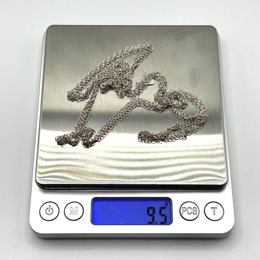 希少　ティファニー　メッシュ　チェーンのみ　ネックレス　シルバー　約67cm