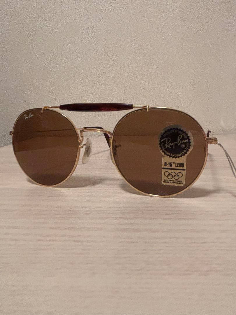 ⑨ レイバン　　ラウンドメタルトルツガブローバー