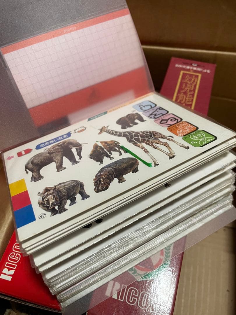 ゲーム　電子知育玩具　RICOH タッチエース　本体、ソフト、CDなど動作確認済