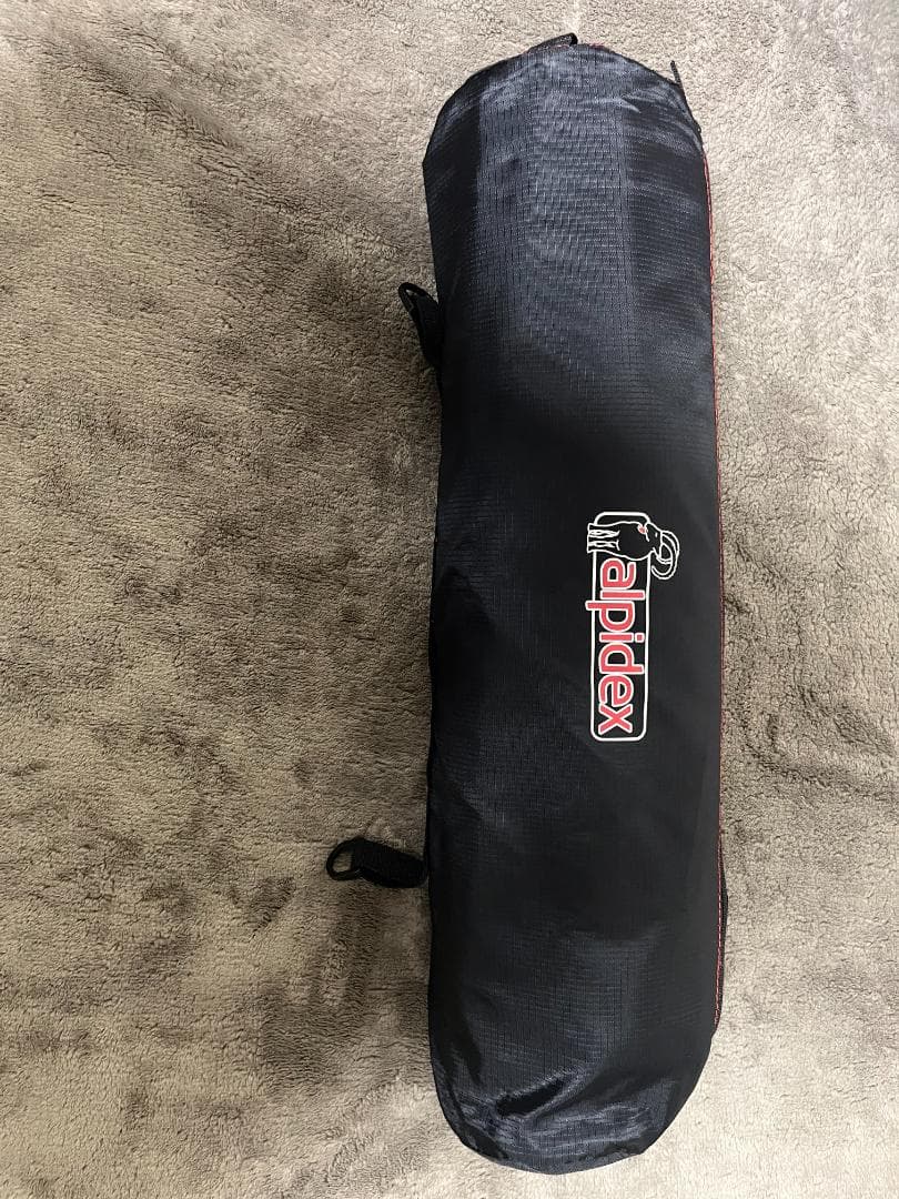 alpideX コット 赤/黒 収納バッグ付き