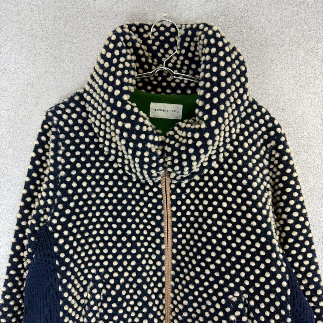 希少 美品 TSUMORI CHISATO 3D ドット フリース ジャケット