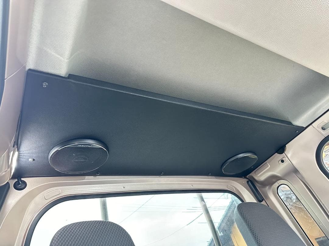 ダイハツ ハイゼット スピーカーTS-A1671F シェルフ レザー 黒