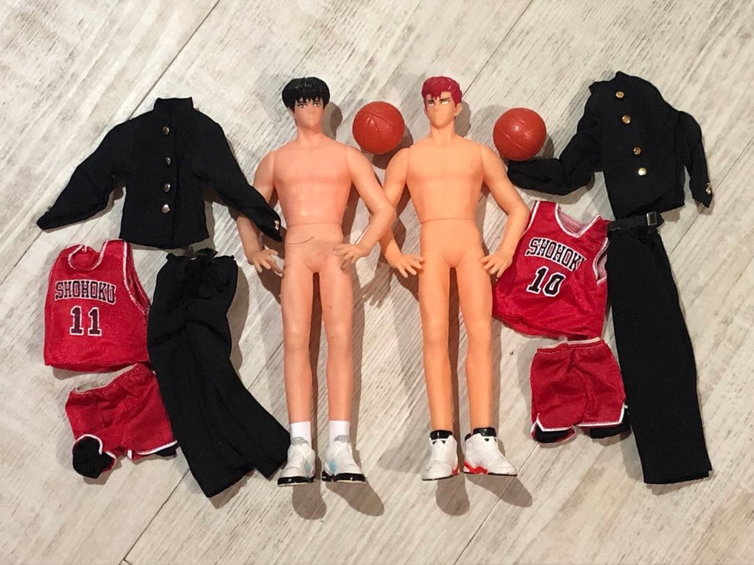 スラムダンク　花道と流川　人形